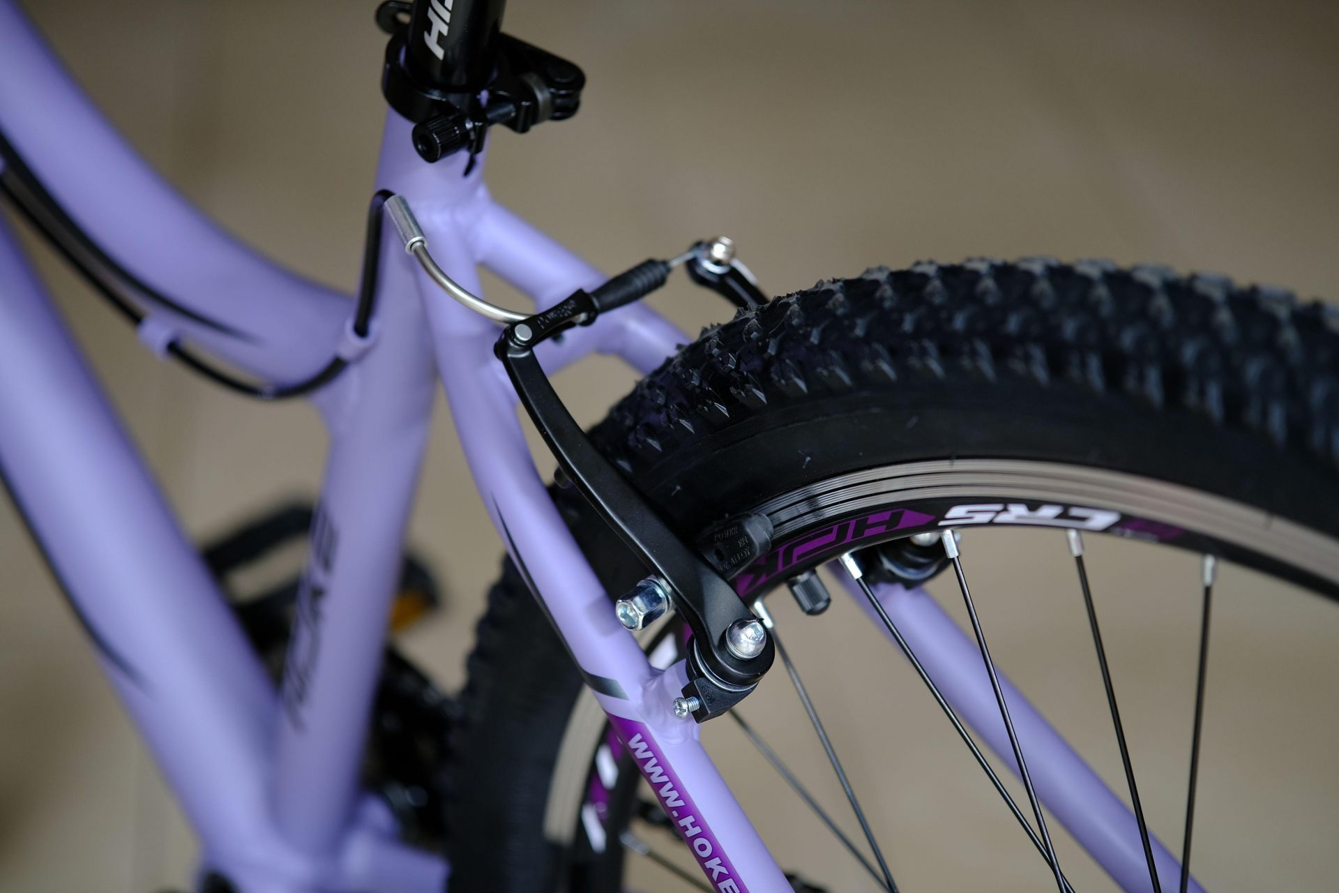 Тормоз V-Br-ободной AL
 HOKE Jade 50 V матовый фиолетовый-серый 15