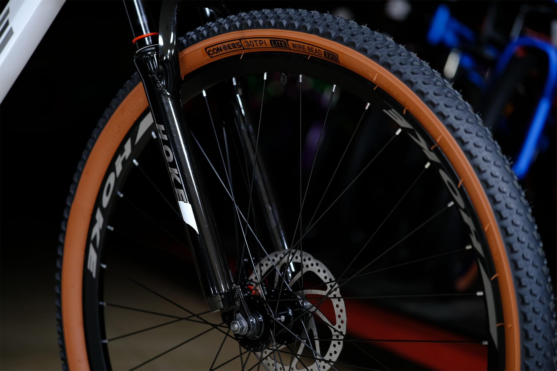 Обод 29 ALLOY двойной усиленный высокий, втулки алюминиевые на промподшипниках HOKE ONE WAY 29 белый-серый 21